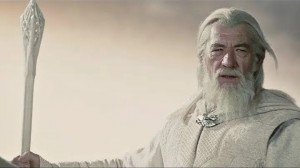 Create meme: Gandalf meme, Gandalf, look to my coming at first light