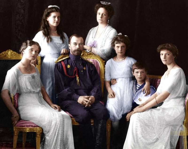Create meme: canonization of the royal family, the Royal Romanov family, Nicholas ii 