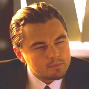 Create meme: DiCaprio beginning, meme of Leonardo DiCaprio, DiCaprio squints meme