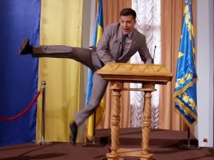 Create meme: servant of the people inauguration, Zelensky zasluga people, the servant of the people Goloborodko inauguration jump