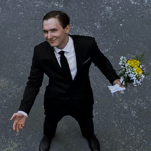 Create meme: tom hardy with a bouquet, guy , men 