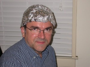 Create meme: the man in the tinfoil hat