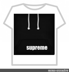 Roblox Supreme Bag Shirt Template