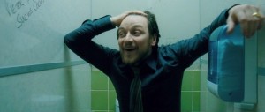 Create meme: McAvoy meme what's going on, what's going on meme, dirt the movie in the bathroom