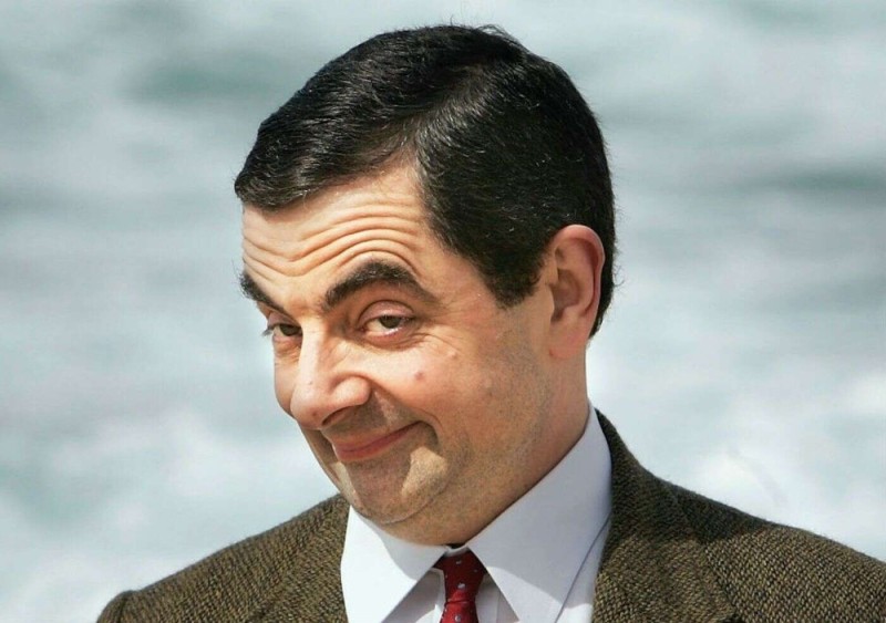 Create meme: meme Mr bean , Rowan Atkinson Mr bean, bean Mr.