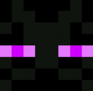 Create meme: enderman minecraft, the head of the enderman