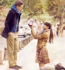 Create meme: woman, make an offer, the guy proposing to the girl