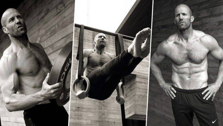 Create meme: Jason Statham body, Jason Statham workout, Jason Statham's torso