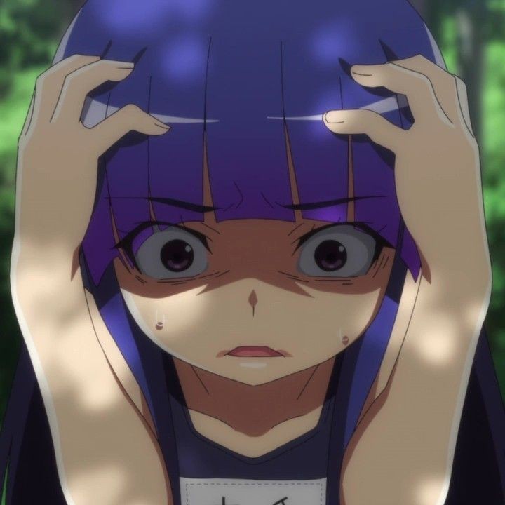 Create meme: rika furude anime, anime when the cicadas cry, higurashi