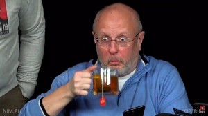Create meme: the Goblin with the mug, beams Goblin meme of tea, Dmitry Puchkov tea
