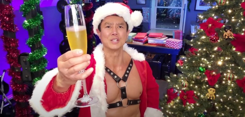 Create meme: Van Darkholme Badcomedian, Van Darkholm New Year, Gachimuchi Happy New Year