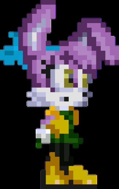 Create meme: pixel amy Rose, sonic blaze pixel, sonic pixel