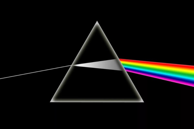 Create meme: the dark side of the moon, pink floyd, pink Floyd prism