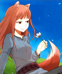 Create meme: anime spice and wolf, spice and wolf