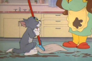 Create meme: Tom and Jerry 1948, Tom and Jerry maid, Tom and Jerry