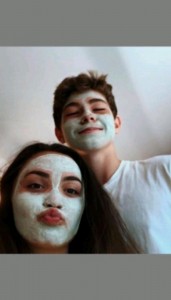 Create meme: the mask on the face, teenage couple, Girl