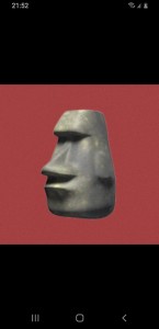 Create meme: moai stone Emoji, figure