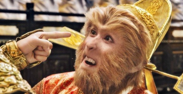 Create meme: sun wukong, the monkey king, cat 