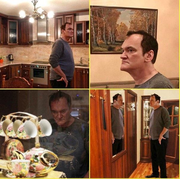 Create meme: a frame from the movie, Sheldon Cooper , Tarantino memes