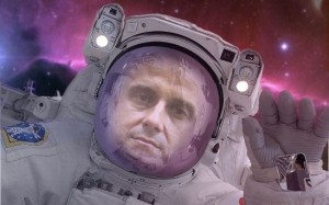 Create meme: space, screenshot, man in space