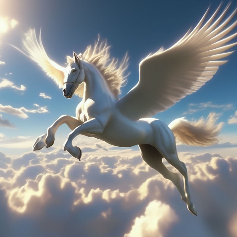 Create meme: The pegasus horse, Pegasus horse, Pegasus