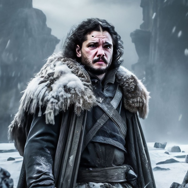 Create meme: a frame from the movie, winter is coming , game of thrones jon snow