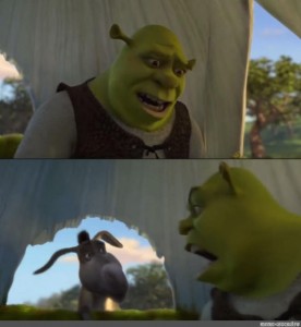 Create meme: Shrek donkey, meme Shrek, Shrek Shrek