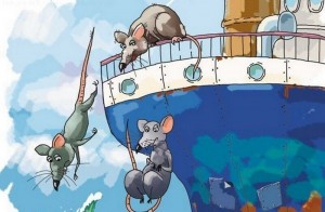 Создать мем: смешная мышь рисунок, мышь мышь, крысы на корабле