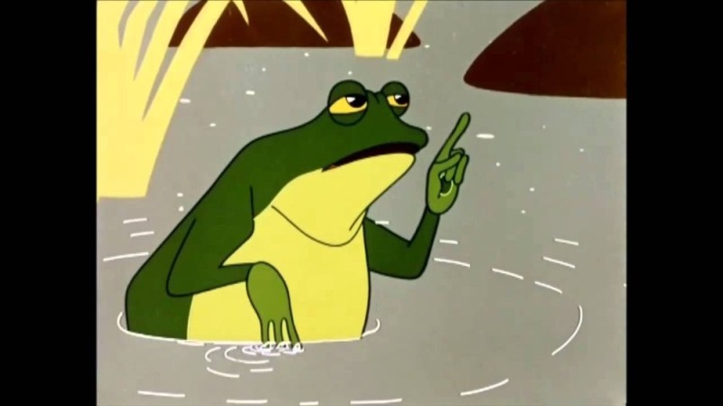 Create meme: thumbelina cartoon frogs, cartoon thumbelina toad, toad 