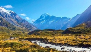 Создать мем: пейзаж, горы киргизии, южные альпы новая зеландия