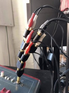 Create meme: inter-unit cable from twisted pair, audio cable, rca e.o.s.