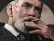 Create meme: a gray-haired man with a cigar, a man with a cigar, yield