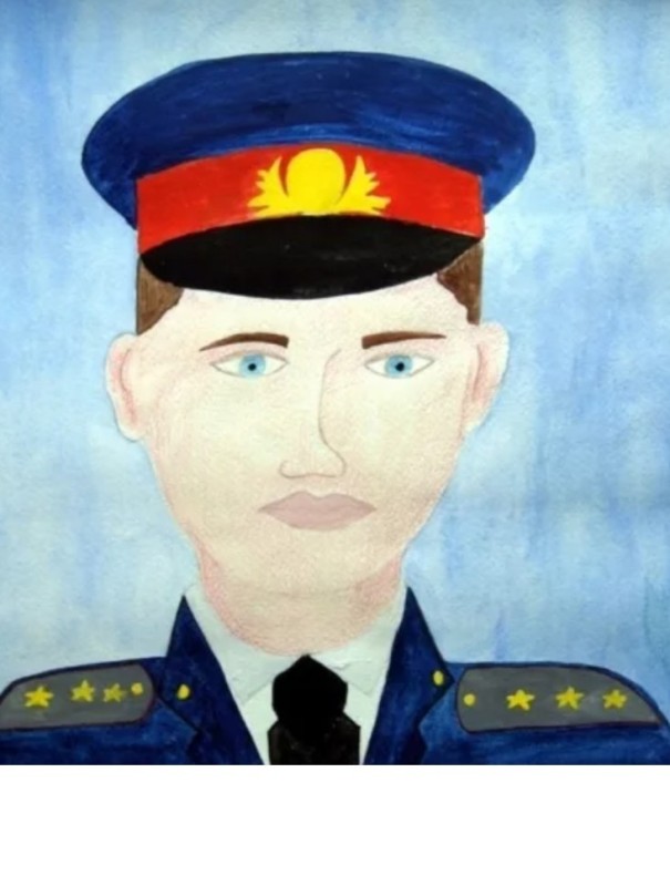 Создать мем: полицейский рисунок, портрет милиционера, портрет полицейского