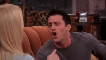 Create meme: Joey tribbiani, Joey , Joey Tribbiani doesn't share food