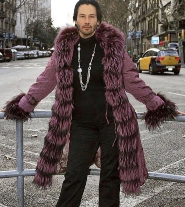 Create meme: urban fashion fur coat, the man in the fur coat, fur jacket