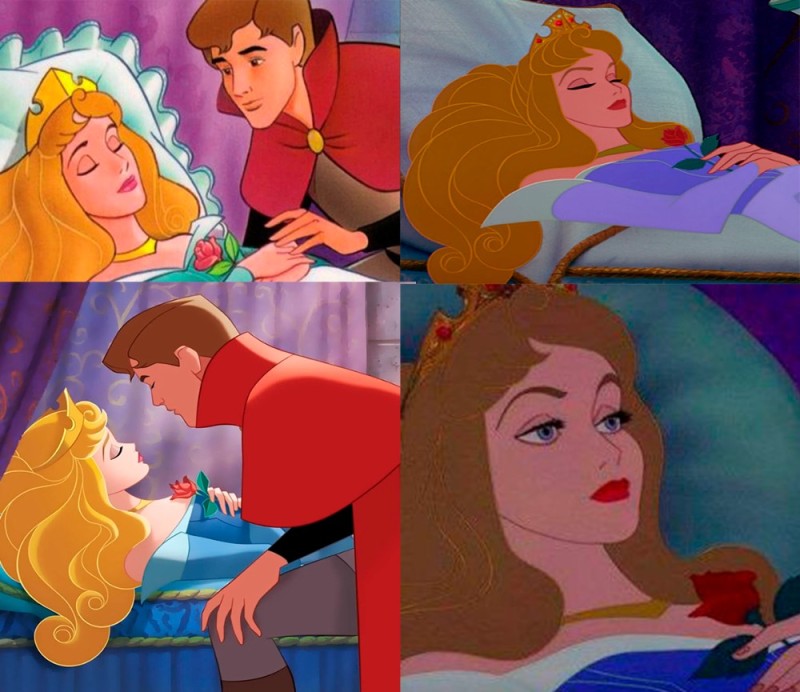 Создать мем: спящий принц, дисней спящая красавица, спящая красавица