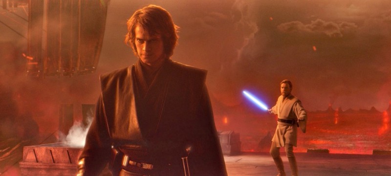 Create meme: Obi Wan Kenobi and Anakin Skywalker, Anakin Skywalker and Obi Wan, Anakin vs. Obi Wan
