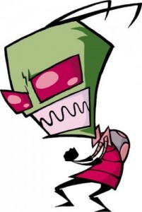 Создать мем: Invader Zim