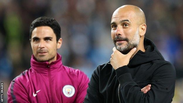 Создать мем: pep, мужчина, микель артета