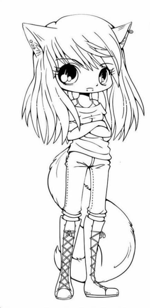 Chibi Madara cat Coloring Page - Anime Coloring Pages