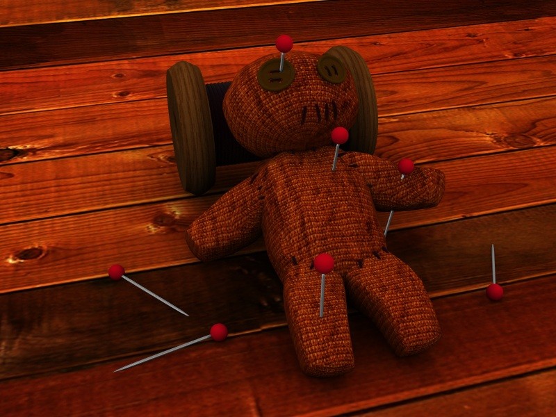 Create meme: voodoo doll, voodoo dolls with horns, voodoo doll volt voodoo doll dolls