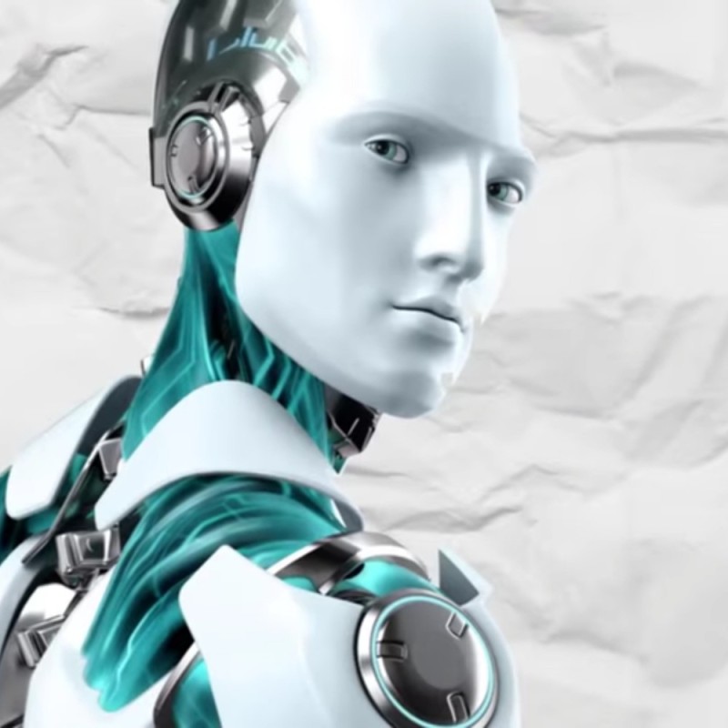 Создать мем: робот, робот есет нод 32, робот искусственный интеллект