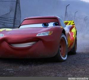 Create meme: cars lightning mcqueen, lightning McQueen cars 3, lightning McQueen 