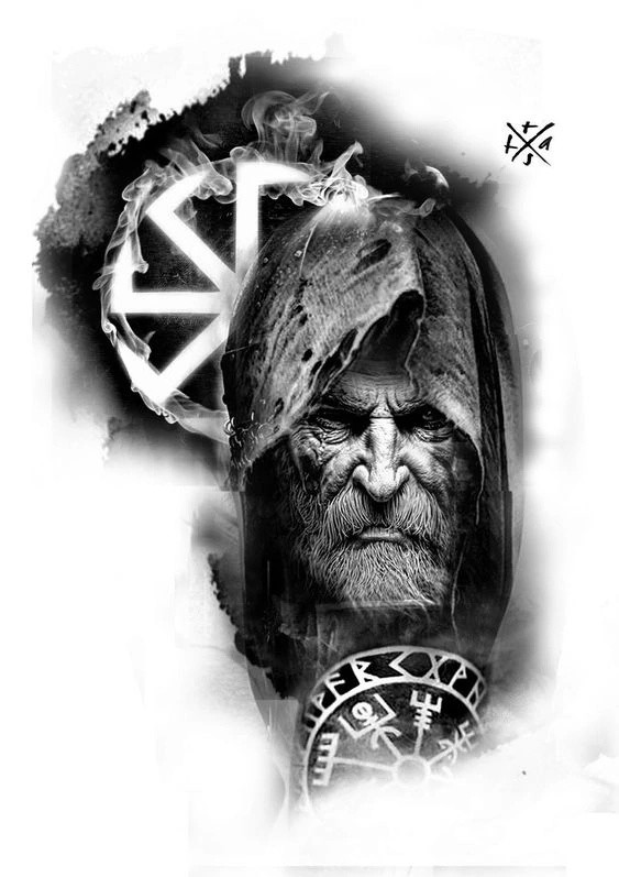 Создать мем: славянские и скандинавские татуировки, татуировки викингов, тату викингов