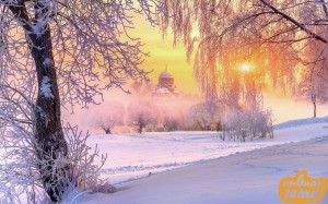 Create meme: winter landscapes