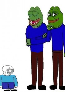 Create meme: Pepe, big boy meme pepe, the frog Pepe the growth meme