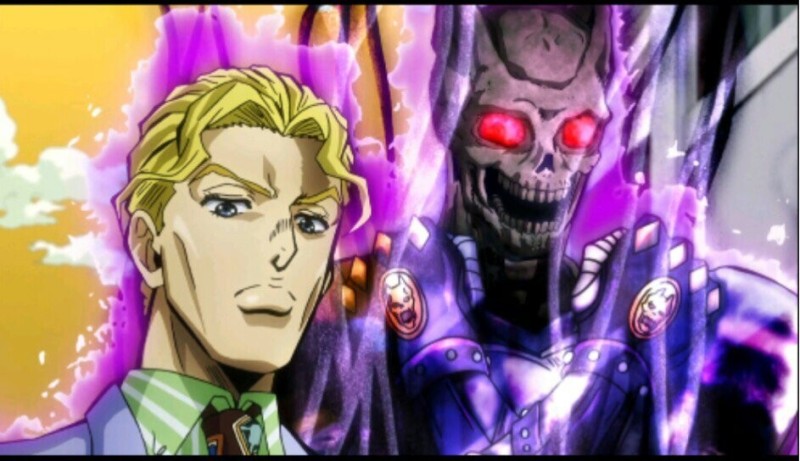 Create meme: jojo Kira Yoshikage, Kira Yoshikage , background of kira yoshikage