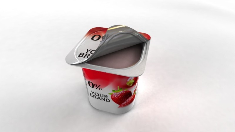 Create meme: yogurt , yogurt packaging, yogurt is big