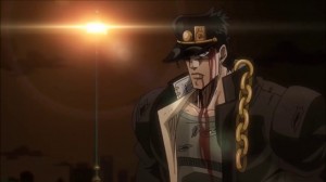 Создать мем: приключения джоджо, dio jotaro, цепь джотаро