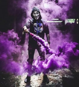 Create meme: smoke, smoke purple, people